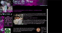 Desktop Screenshot of circleofnemue.com